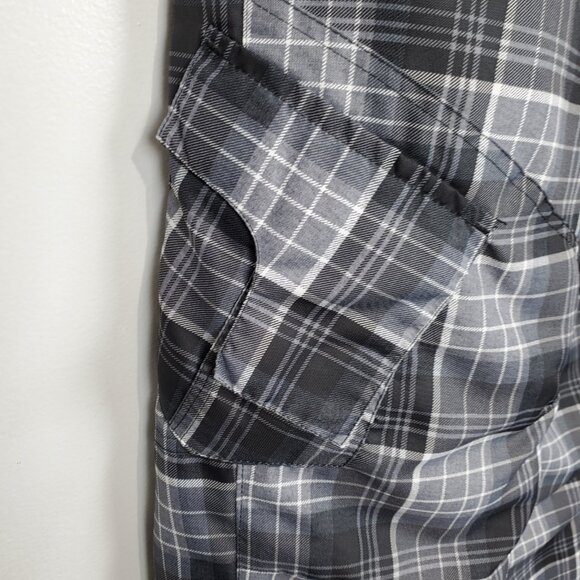 Athletech Kids Gray Black White Plaid Winter Snowpants Size XL (14/16) - Picture 4 of 16